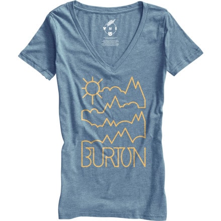 Burton - Rise & Shine Recycled V-Neck T-Shirt - Women's