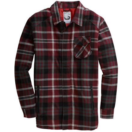 Burton Maple Quilted Flannel Shirt - Long-Sleeve - Men's