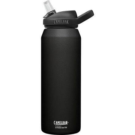 CamelBak - x LifeStraw 32oz Eddy+ Filtered Water Bottle - Black