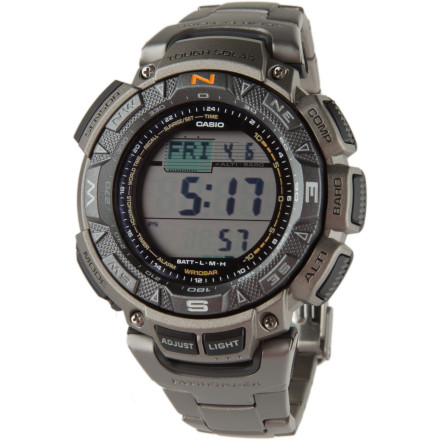 Casio - Protrek PAG240T-7 Altimeter Watch - Men's