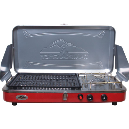 Camp Chef - Rainier 2 Burner Grill/Stove Combo