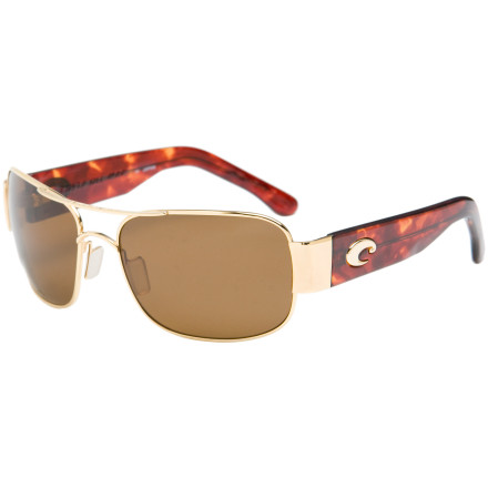 Costa Del Mar Placida Polarized Sunglasses - Costa 400 Glass Lens