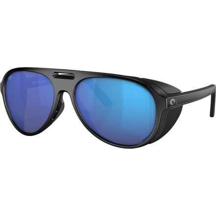Costa - Grand Catalina Polarized Sunglasses - Mate Black/Blue Mirror 580G