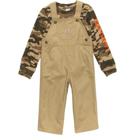 Carhartt - Washed Ripstop Bib Overall Set - Toddler Boys'