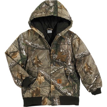 Carhartt - Camo Active Quilted Flannel Jacket - Boys'