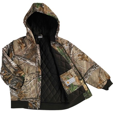 Carhartt - Camo Active Quilted Flannel Jacket - Boys'