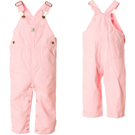 Carhartt Washed Duck Bib Overall Toddler Girls