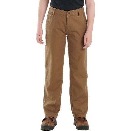 Carhartt - Rugged Flex Loose Fit Canvas Utility Pant - Boys' - Canyon Brown