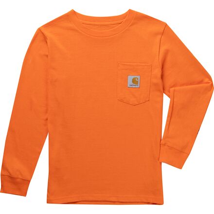Carhartt - Long-Sleeve Pocket T-Shirt - Little Boys' - Orange