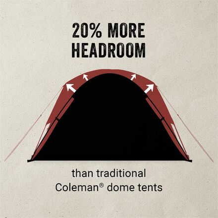 Coleman - Skydome Fullfly Vest Tent: 4-Person 3-Season