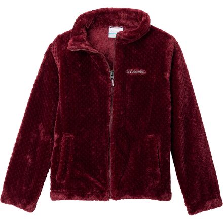 Fire Side Sherpa Hybrid Full-Zip Fleece Jacket - Girls'