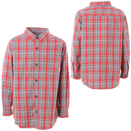 Columbia Chalker's Climb Plaid Shirt - Long-Sleeve - Little Boys' Columbia Chalker's Climb Plaid Shirt - Long-Sleeve - Little Boys'
