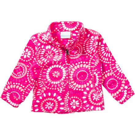 Columbia - Explorers Delight Printed Fleece Jacket - Toddler Girls'