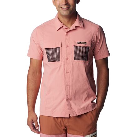 Columbia - Painted Peak Woven Top - Men's - Pink Agave