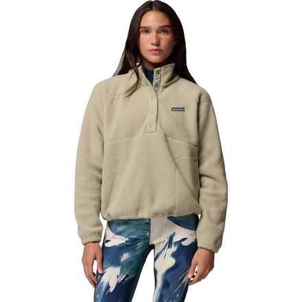 Jasper Ridge Pebbled Fleece Half Snap Pullover - Women's