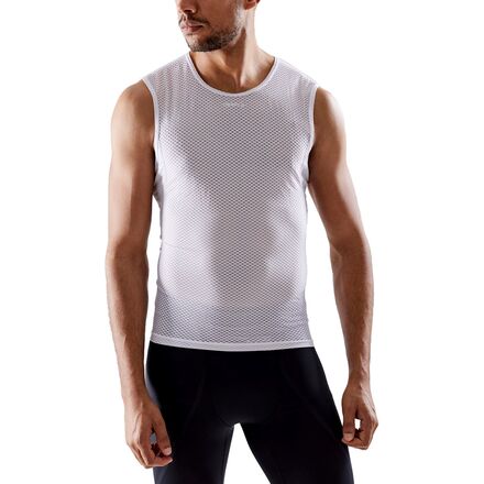 Craft - COOL Mesh Superlight Sleeveless Baselayer - Men's - White