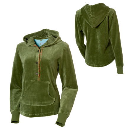 Carve Designs D Street Hooded Shirt Long Sleeve Womens