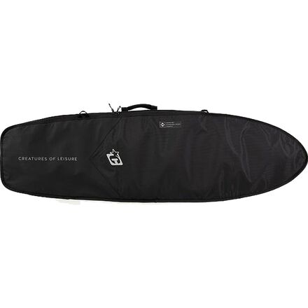 Creatures of Leisure - Fish Travel DT 2.0 Surfboard Bag - Black/Silver