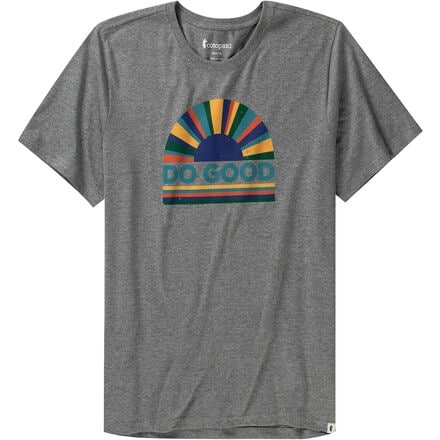 Cotopaxi - Sunrise Organic T-Shirt - Men's - Heather Grey