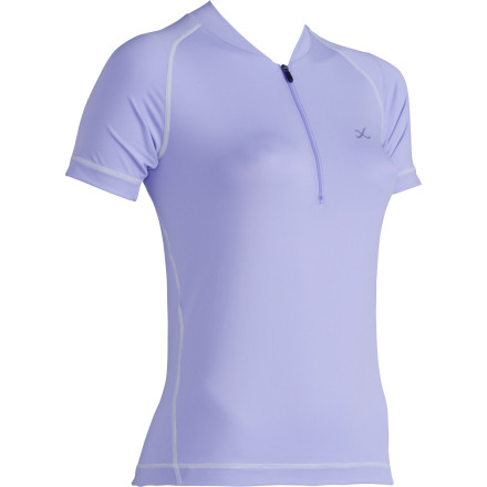 CW-X LiteFit Zip T-Shirt - Short Sleeve - Women's CW-X LiteFit Zip T-Shirt - Short Sleeve - Women's