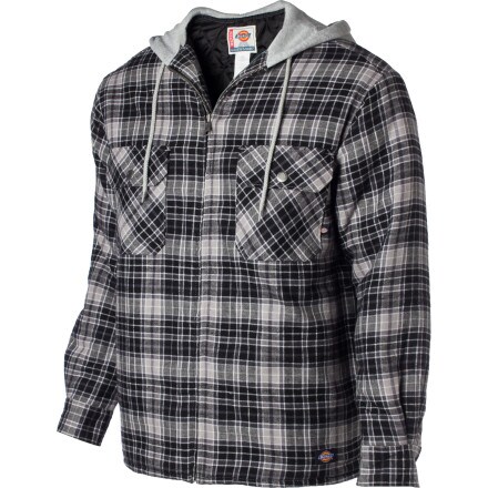 Dickies - Quilted Hooded Flannel Shirt - Men's