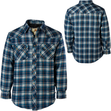 Dakota Grizzly Braxton Flannel Shirt Long Sleeve Mens
