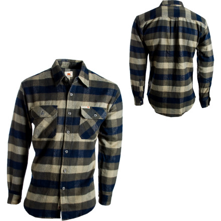 Dakota Grizzly Woodsman Flannel Shirt Long Sleeve Mens