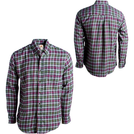 Dakota Grizzly Clark Flannel Shirt Long Sleeve Mens