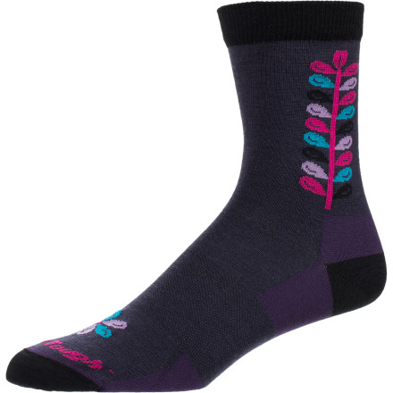 Darn Tough - Merino Wool Mini Flower Crew Light Sock - Women's