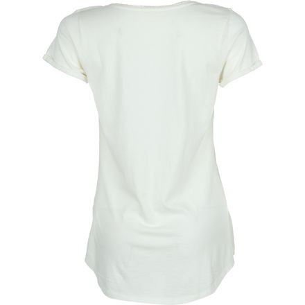 Dylan - Solid Woven & Knit T-Shirt - Short-Sleeve - Women's