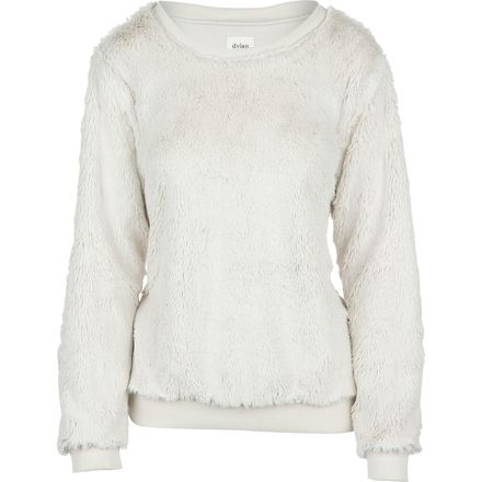 Dylan - Luxe Fur Crew Sweatshirt - Women's