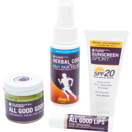 Elemental Herbs Camping Organic Healing Set