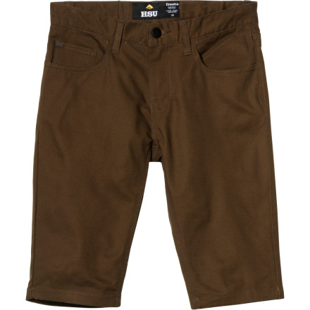 Emerica - Hsu Slim 5 Pocket Short - Men's