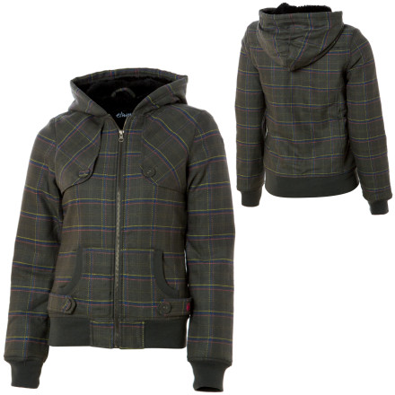 etnies Plaidster Hooded Jacket - Women's etnies Plaidster Hooded Jacket - Women's