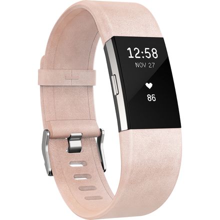 Fitbit - Charge 2 Leather Accessory Band 