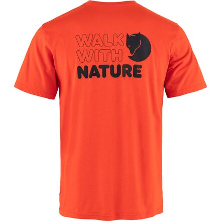 Fjallraven - Walk With Nature T-Shirt - Men's - Flame Orange