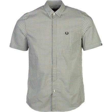 Fred Perry USA - Mechanical Stretch Gingham Shirt -Short-Sleeve - Men's