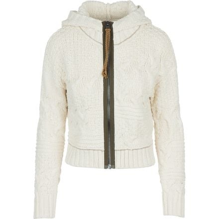 Free People - Cable Hooded Jacket - Women's