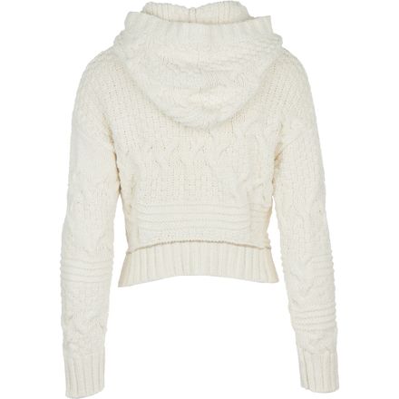Free People - Cable Hooded Jacket - Women's