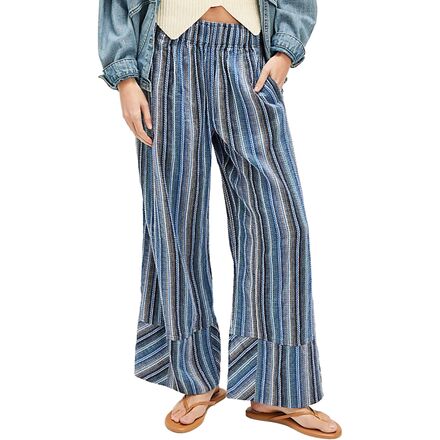 Days End Linen Stripe Pant - Women's