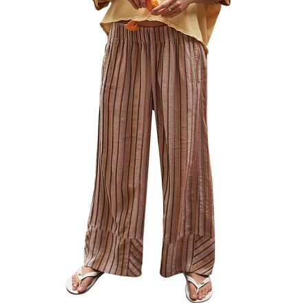 Days End Linen Stripe Pant - Women's