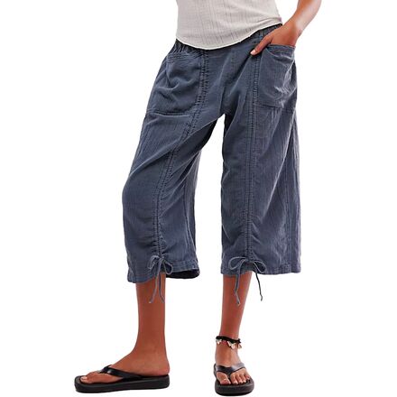 Gianna Ruched Gaucho Pull On Pant - Women's