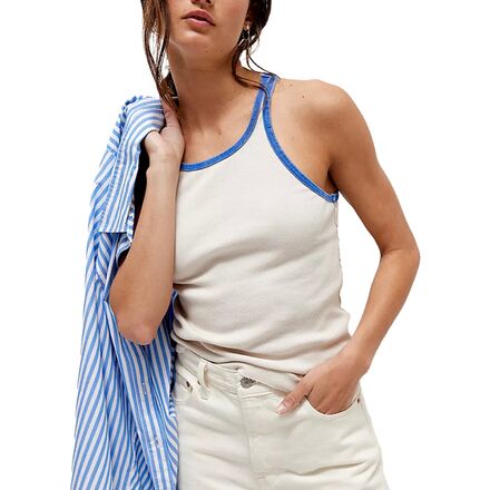 Only One Ringer Solids Tank Top - Women's