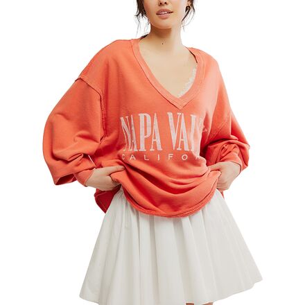 We The Free Venice V Neck Graphic Top - Women's