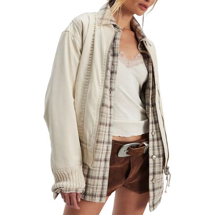 Jax Washed Bomber Jacket - Women's
