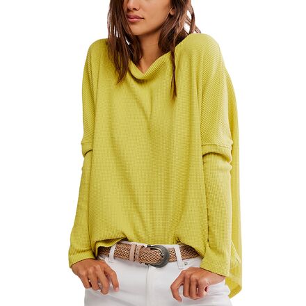 Latte Blues Thermal Solid Top - Women's