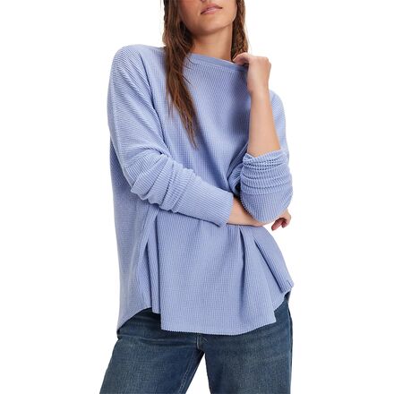 Latte Blues Thermal Solid Top - Women's
