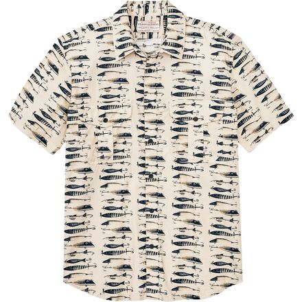 Filson - Washed Short-Sleeve Feather Cloth Shirt - Men's - Natural/Lures
