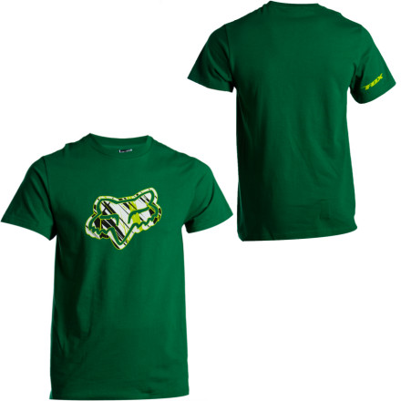 Fox Shard Head T Shirt Short Sleeve Mens