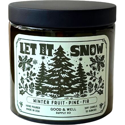 Let It Snow Candle
